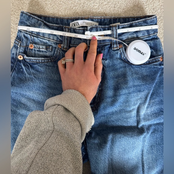 Zara Z1975 MOM FIT JEANS WITH A HIGH WAIST - Picture 9 of 13
